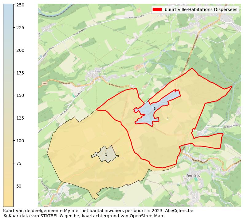 Aantal inwoners op de kaart van de buurt Ville-Habitations Dispersees: Op deze pagina vind je veel informatie over inwoners (zoals de verdeling naar leeftijdsgroepen, gezinssamenstelling, geslacht, autochtoon of Belgisch met een immigratie achtergrond,...), woningen (aantallen, types, prijs ontwikkeling, gebruik, type eigendom,...) en méér (autobezit, energieverbruik,...)  op basis van open data van STATBEL en diverse andere bronnen!