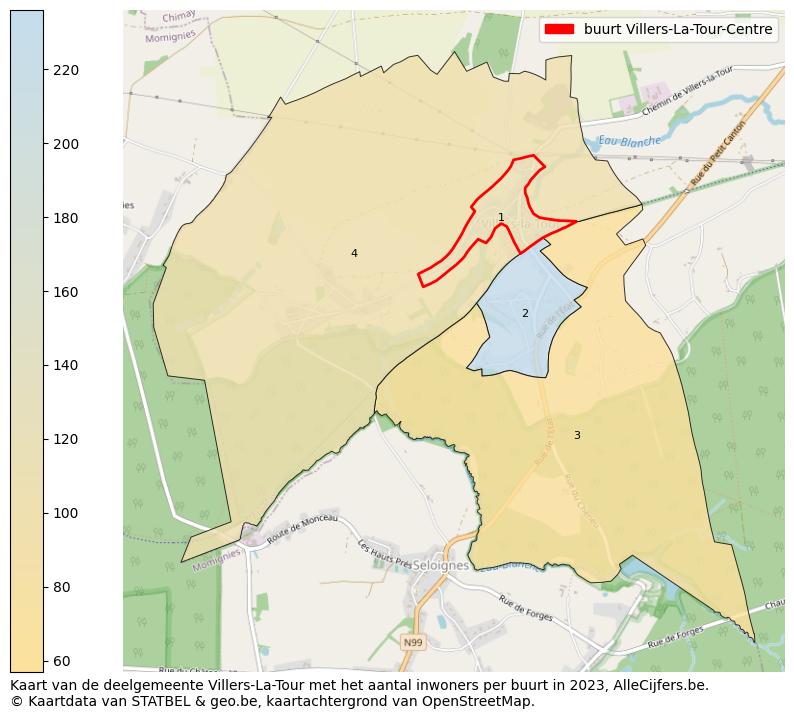 Aantal inwoners op de kaart van de buurt Villers-La-Tour-Centre: Op deze pagina vind je veel informatie over inwoners (zoals de verdeling naar leeftijdsgroepen, gezinssamenstelling, geslacht, autochtoon of Belgisch met een immigratie achtergrond,...), woningen (aantallen, types, prijs ontwikkeling, gebruik, type eigendom,...) en méér (autobezit, energieverbruik,...)  op basis van open data van STATBEL en diverse andere bronnen!