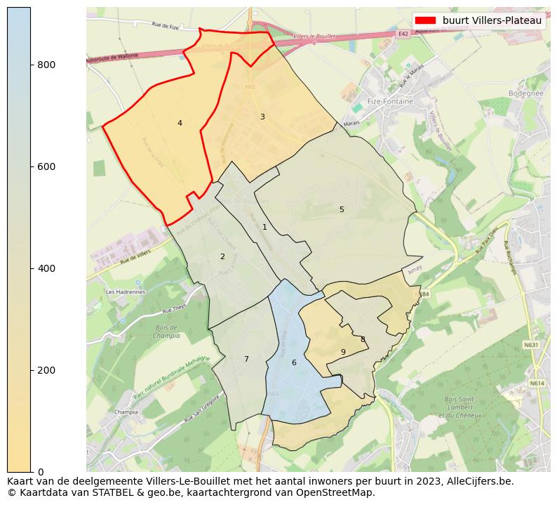 Aantal inwoners op de kaart van de buurt Villers-Plateau: Op deze pagina vind je veel informatie over inwoners (zoals de verdeling naar leeftijdsgroepen, gezinssamenstelling, geslacht, autochtoon of Belgisch met een immigratie achtergrond,...), woningen (aantallen, types, prijs ontwikkeling, gebruik, type eigendom,...) en méér (autobezit, energieverbruik,...)  op basis van open data van STATBEL en diverse andere bronnen!
