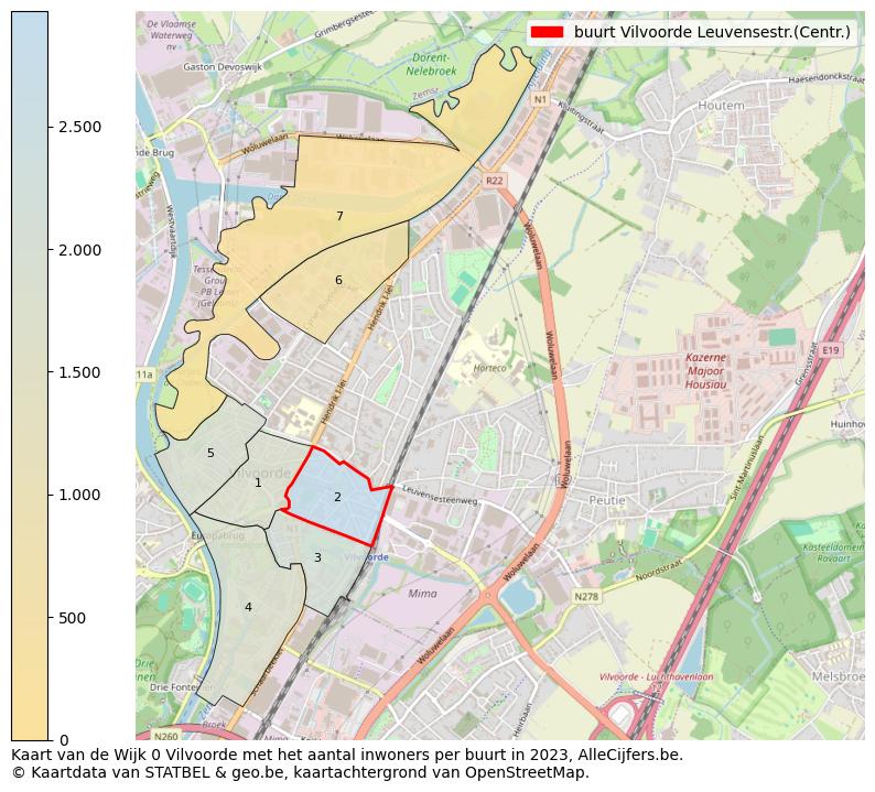 Aantal inwoners op de kaart van de buurt Vilvoorde Leuvensestr.(Centr.): Op deze pagina vind je veel informatie over inwoners (zoals de verdeling naar leeftijdsgroepen, gezinssamenstelling, geslacht, autochtoon of Belgisch met een immigratie achtergrond,...), woningen (aantallen, types, prijs ontwikkeling, gebruik, type eigendom,...) en méér (autobezit, energieverbruik,...)  op basis van open data van STATBEL en diverse andere bronnen!