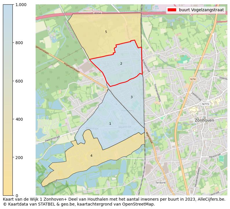 Aantal inwoners op de kaart van de buurt Vogelzangstraat: Op deze pagina vind je veel informatie over inwoners (zoals de verdeling naar leeftijdsgroepen, gezinssamenstelling, geslacht, autochtoon of Belgisch met een immigratie achtergrond,...), woningen (aantallen, types, prijs ontwikkeling, gebruik, type eigendom,...) en méér (autobezit, energieverbruik,...)  op basis van open data van STATBEL en diverse andere bronnen!