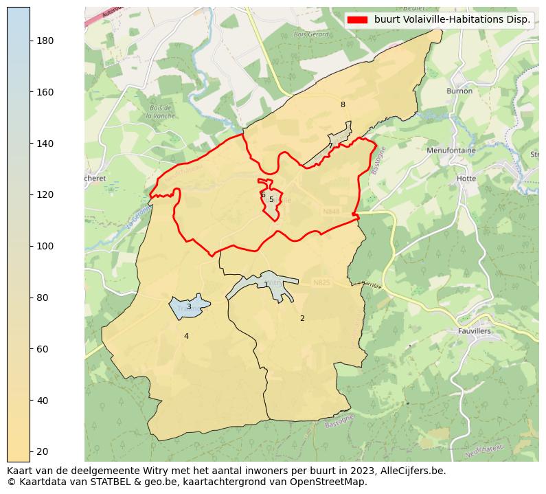 Aantal inwoners op de kaart van de buurt Volaiville-Habitations Disp.: Op deze pagina vind je veel informatie over inwoners (zoals de verdeling naar leeftijdsgroepen, gezinssamenstelling, geslacht, autochtoon of Belgisch met een immigratie achtergrond,...), woningen (aantallen, types, prijs ontwikkeling, gebruik, type eigendom,...) en méér (autobezit, energieverbruik,...)  op basis van open data van STATBEL en diverse andere bronnen!