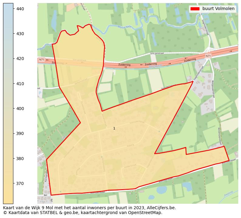 Aantal inwoners op de kaart van de buurt Volmolen: Op deze pagina vind je veel informatie over inwoners (zoals de verdeling naar leeftijdsgroepen, gezinssamenstelling, geslacht, autochtoon of Belgisch met een immigratie achtergrond,...), woningen (aantallen, types, prijs ontwikkeling, gebruik, type eigendom,...) en méér (autobezit, energieverbruik,...)  op basis van open data van STATBEL en diverse andere bronnen!