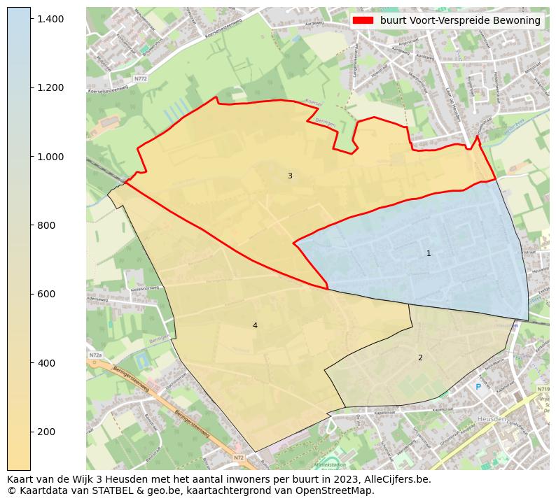 Aantal inwoners op de kaart van de buurt Voort-Verspreide Bewoning: Op deze pagina vind je veel informatie over inwoners (zoals de verdeling naar leeftijdsgroepen, gezinssamenstelling, geslacht, autochtoon of Belgisch met een immigratie achtergrond,...), woningen (aantallen, types, prijs ontwikkeling, gebruik, type eigendom,...) en méér (autobezit, energieverbruik,...)  op basis van open data van STATBEL en diverse andere bronnen!