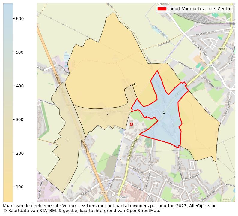 Aantal inwoners op de kaart van de buurt Voroux-Lez-Liers-Centre: Op deze pagina vind je veel informatie over inwoners (zoals de verdeling naar leeftijdsgroepen, gezinssamenstelling, geslacht, autochtoon of Belgisch met een immigratie achtergrond,...), woningen (aantallen, types, prijs ontwikkeling, gebruik, type eigendom,...) en méér (autobezit, energieverbruik,...)  op basis van open data van STATBEL en diverse andere bronnen!