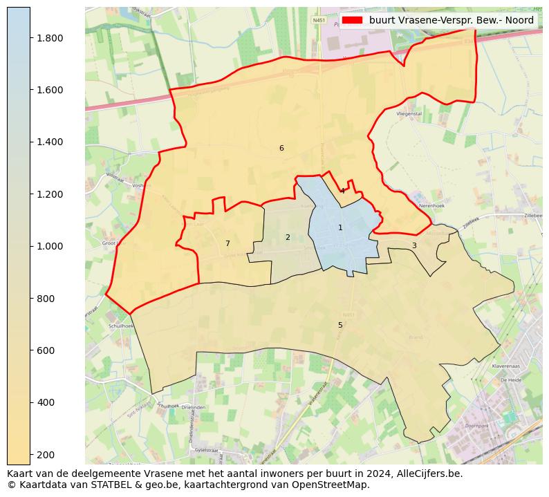 Aantal inwoners op de kaart van de buurt Vrasene-Verspr. Bew.- Noord: Op deze pagina vind je veel informatie over inwoners (zoals de verdeling naar leeftijdsgroepen, gezinssamenstelling, geslacht, autochtoon of Belgisch met een immigratie achtergrond,...), woningen (aantallen, types, prijs ontwikkeling, gebruik, type eigendom,...) en méér (autobezit, energieverbruik,...)  op basis van open data van STATBEL en diverse andere bronnen!