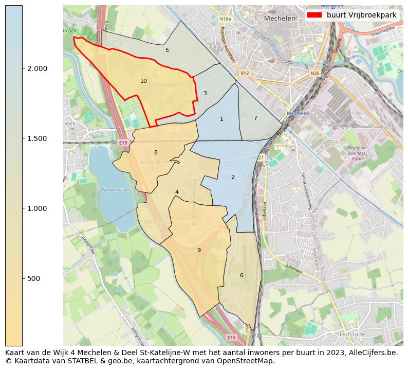 Aantal inwoners op de kaart van de buurt Vrijbroekpark: Op deze pagina vind je veel informatie over inwoners (zoals de verdeling naar leeftijdsgroepen, gezinssamenstelling, geslacht, autochtoon of Belgisch met een immigratie achtergrond,...), woningen (aantallen, types, prijs ontwikkeling, gebruik, type eigendom,...) en méér (autobezit, energieverbruik,...)  op basis van open data van STATBEL en diverse andere bronnen!