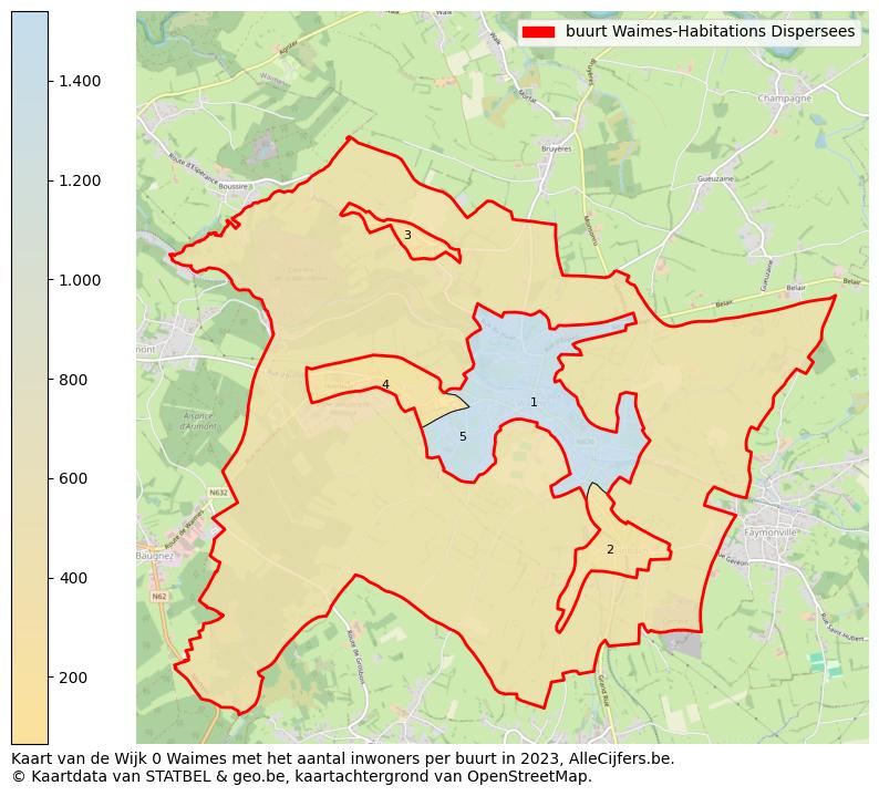 Aantal inwoners op de kaart van de buurt Waimes-Habitations Dispersees: Op deze pagina vind je veel informatie over inwoners (zoals de verdeling naar leeftijdsgroepen, gezinssamenstelling, geslacht, autochtoon of Belgisch met een immigratie achtergrond,...), woningen (aantallen, types, prijs ontwikkeling, gebruik, type eigendom,...) en méér (autobezit, energieverbruik,...)  op basis van open data van STATBEL en diverse andere bronnen!