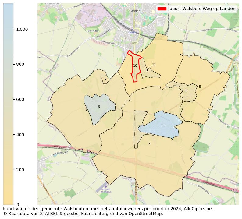 Aantal inwoners op de kaart van de buurt Walsbets-Weg op Landen: Op deze pagina vind je veel informatie over inwoners (zoals de verdeling naar leeftijdsgroepen, gezinssamenstelling, geslacht, autochtoon of Belgisch met een immigratie achtergrond,...), woningen (aantallen, types, prijs ontwikkeling, gebruik, type eigendom,...) en méér (autobezit, energieverbruik,...)  op basis van open data van STATBEL en diverse andere bronnen!