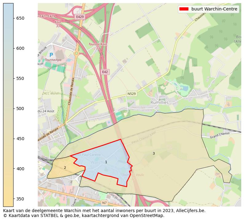 Aantal inwoners op de kaart van de buurt Warchin-Centre: Op deze pagina vind je veel informatie over inwoners (zoals de verdeling naar leeftijdsgroepen, gezinssamenstelling, geslacht, autochtoon of Belgisch met een immigratie achtergrond,...), woningen (aantallen, types, prijs ontwikkeling, gebruik, type eigendom,...) en méér (autobezit, energieverbruik,...)  op basis van open data van STATBEL en diverse andere bronnen!