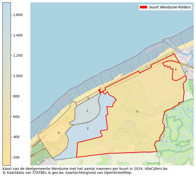 Aantal inwoners op de kaart van de buurt Wenduine-Polders: Op deze pagina vind je veel informatie over inwoners (zoals de verdeling naar leeftijdsgroepen, gezinssamenstelling, geslacht, autochtoon of Belgisch met een immigratie achtergrond,...), woningen (aantallen, types, prijs ontwikkeling, gebruik, type eigendom,...) en méér (autobezit, energieverbruik,...)  op basis van open data van STATBEL en diverse andere bronnen!