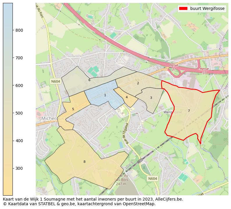 Aantal inwoners op de kaart van de buurt Wergifosse: Op deze pagina vind je veel informatie over inwoners (zoals de verdeling naar leeftijdsgroepen, gezinssamenstelling, geslacht, autochtoon of Belgisch met een immigratie achtergrond,...), woningen (aantallen, types, prijs ontwikkeling, gebruik, type eigendom,...) en méér (autobezit, energieverbruik,...)  op basis van open data van STATBEL en diverse andere bronnen!