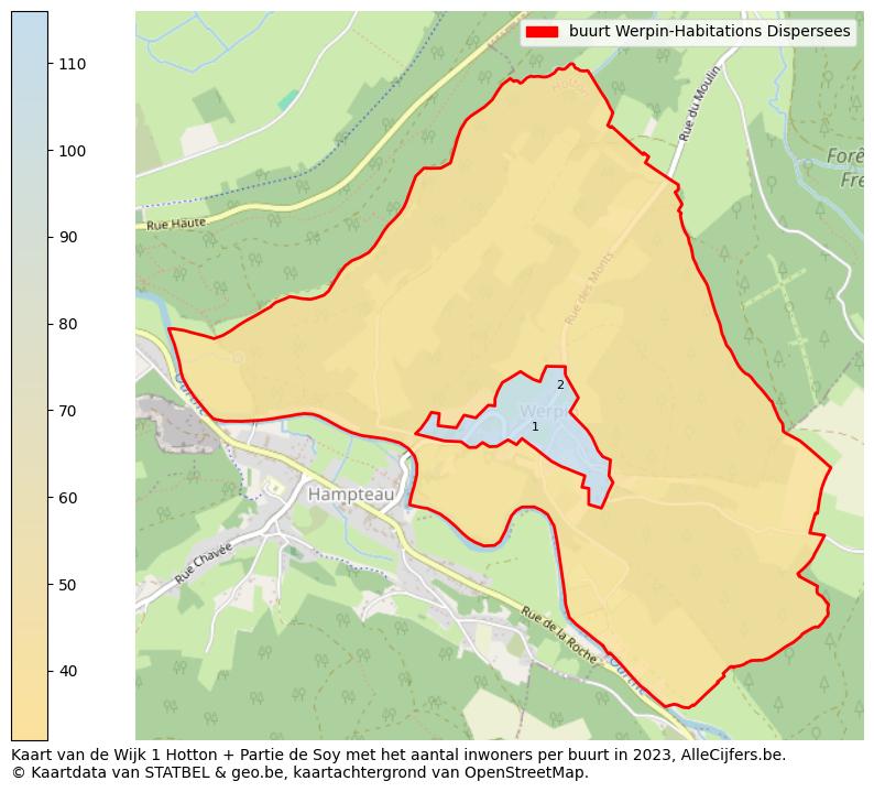 Aantal inwoners op de kaart van de buurt Werpin-Habitations Dispersees: Op deze pagina vind je veel informatie over inwoners (zoals de verdeling naar leeftijdsgroepen, gezinssamenstelling, geslacht, autochtoon of Belgisch met een immigratie achtergrond,...), woningen (aantallen, types, prijs ontwikkeling, gebruik, type eigendom,...) en méér (autobezit, energieverbruik,...)  op basis van open data van STATBEL en diverse andere bronnen!