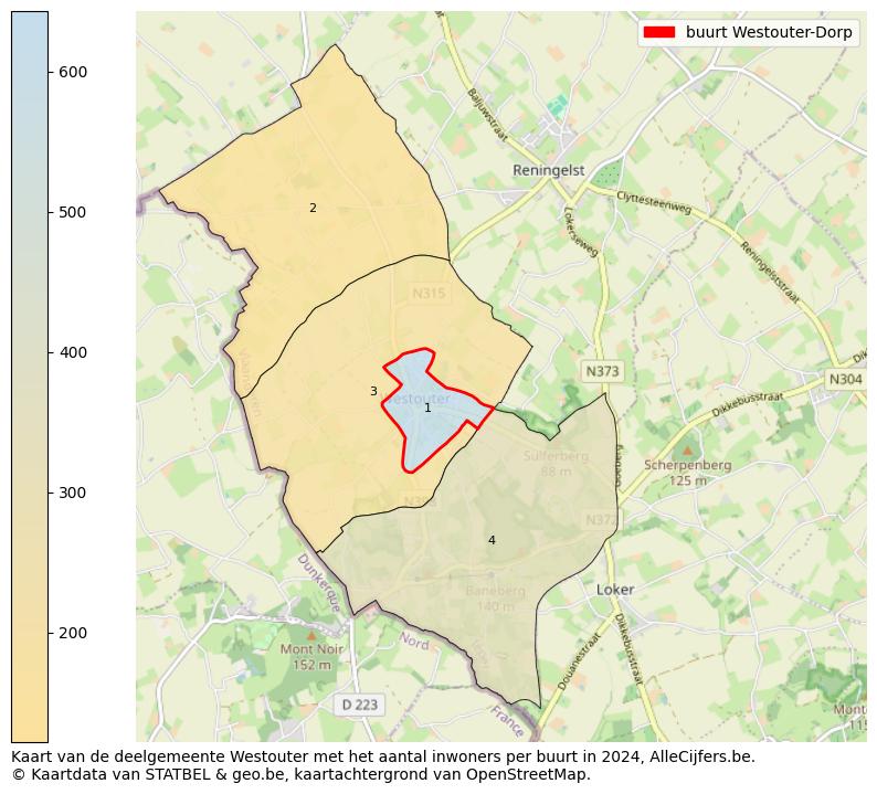 Aantal inwoners op de kaart van de buurt Westouter-Dorp: Op deze pagina vind je veel informatie over inwoners (zoals de verdeling naar leeftijdsgroepen, gezinssamenstelling, geslacht, autochtoon of Belgisch met een immigratie achtergrond,...), woningen (aantallen, types, prijs ontwikkeling, gebruik, type eigendom,...) en méér (autobezit, energieverbruik,...)  op basis van open data van STATBEL en diverse andere bronnen!