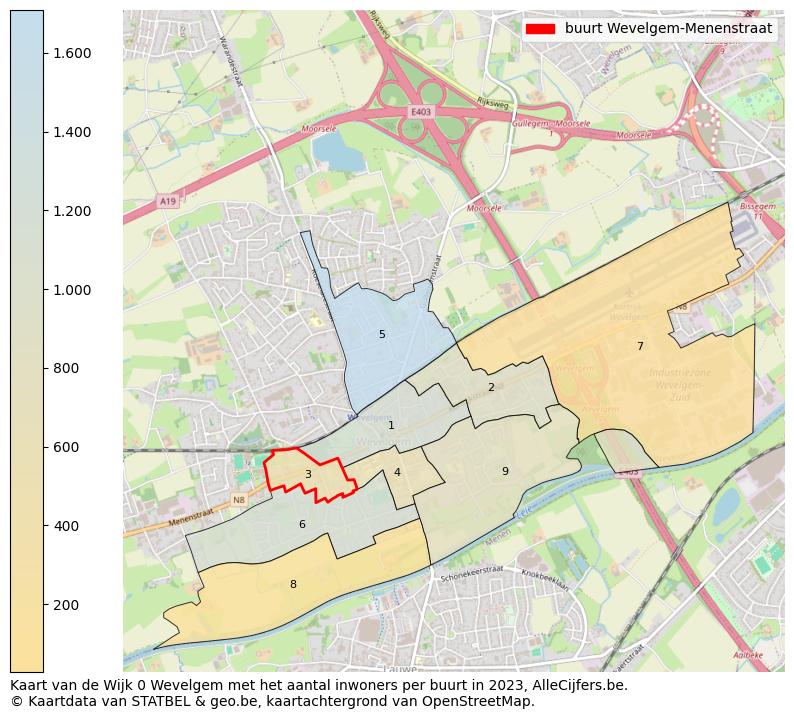 Aantal inwoners op de kaart van de buurt Wevelgem-Menenstraat: Op deze pagina vind je veel informatie over inwoners (zoals de verdeling naar leeftijdsgroepen, gezinssamenstelling, geslacht, autochtoon of Belgisch met een immigratie achtergrond,...), woningen (aantallen, types, prijs ontwikkeling, gebruik, type eigendom,...) en méér (autobezit, energieverbruik,...)  op basis van open data van STATBEL en diverse andere bronnen!