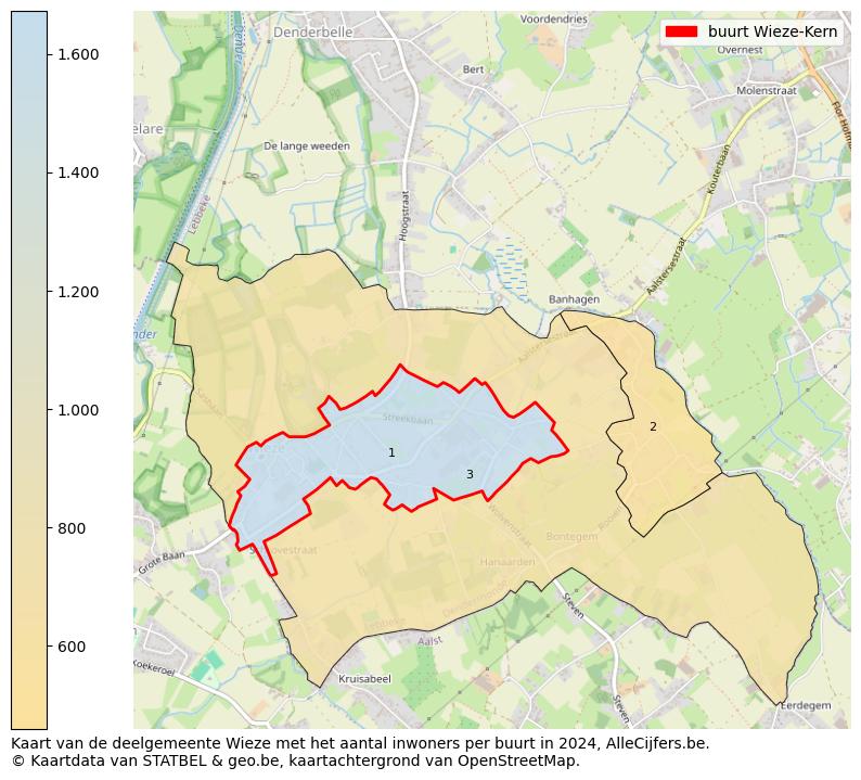 Aantal inwoners op de kaart van de buurt Wieze-Kern: Op deze pagina vind je veel informatie over inwoners (zoals de verdeling naar leeftijdsgroepen, gezinssamenstelling, geslacht, autochtoon of Belgisch met een immigratie achtergrond,...), woningen (aantallen, types, prijs ontwikkeling, gebruik, type eigendom,...) en méér (autobezit, energieverbruik,...)  op basis van open data van STATBEL en diverse andere bronnen!