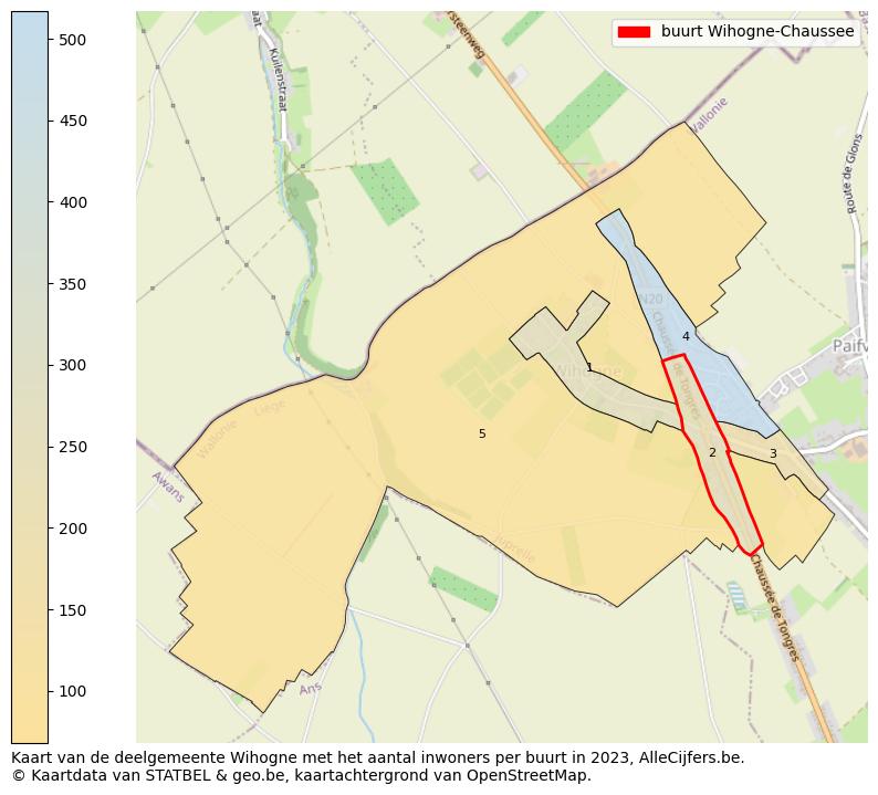 Aantal inwoners op de kaart van de buurt Wihogne-Chaussee: Op deze pagina vind je veel informatie over inwoners (zoals de verdeling naar leeftijdsgroepen, gezinssamenstelling, geslacht, autochtoon of Belgisch met een immigratie achtergrond,...), woningen (aantallen, types, prijs ontwikkeling, gebruik, type eigendom,...) en méér (autobezit, energieverbruik,...)  op basis van open data van STATBEL en diverse andere bronnen!