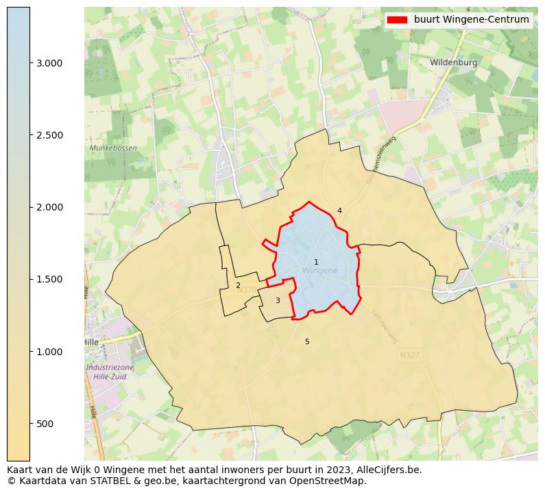 Aantal inwoners op de kaart van de buurt Wingene-Centrum: Op deze pagina vind je veel informatie over inwoners (zoals de verdeling naar leeftijdsgroepen, gezinssamenstelling, geslacht, autochtoon of Belgisch met een immigratie achtergrond,...), woningen (aantallen, types, prijs ontwikkeling, gebruik, type eigendom,...) en méér (autobezit, energieverbruik,...)  op basis van open data van STATBEL en diverse andere bronnen!