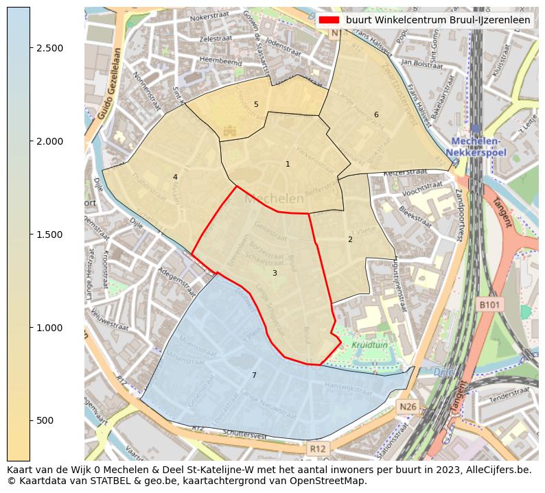 Aantal inwoners op de kaart van de buurt Winkelcentrum Bruul-IJzerenleen: Op deze pagina vind je veel informatie over inwoners (zoals de verdeling naar leeftijdsgroepen, gezinssamenstelling, geslacht, autochtoon of Belgisch met een immigratie achtergrond,...), woningen (aantallen, types, prijs ontwikkeling, gebruik, type eigendom,...) en méér (autobezit, energieverbruik,...)  op basis van open data van STATBEL en diverse andere bronnen!