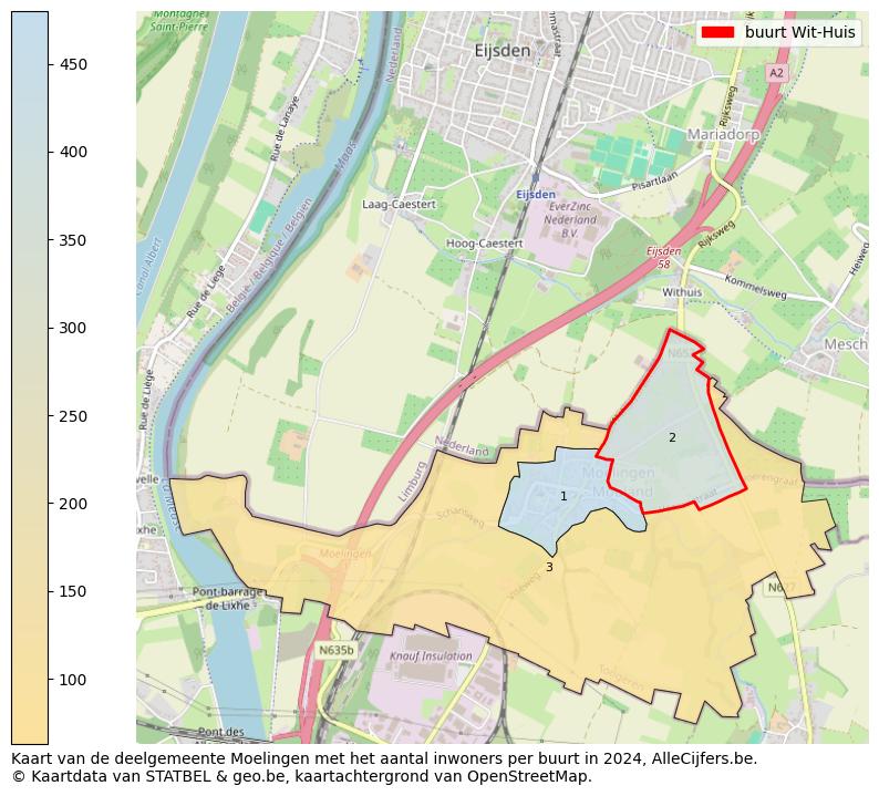 Aantal inwoners op de kaart van de buurt Wit-Huis: Op deze pagina vind je veel informatie over inwoners (zoals de verdeling naar leeftijdsgroepen, gezinssamenstelling, geslacht, autochtoon of Belgisch met een immigratie achtergrond,...), woningen (aantallen, types, prijs ontwikkeling, gebruik, type eigendom,...) en méér (autobezit, energieverbruik,...)  op basis van open data van STATBEL en diverse andere bronnen!