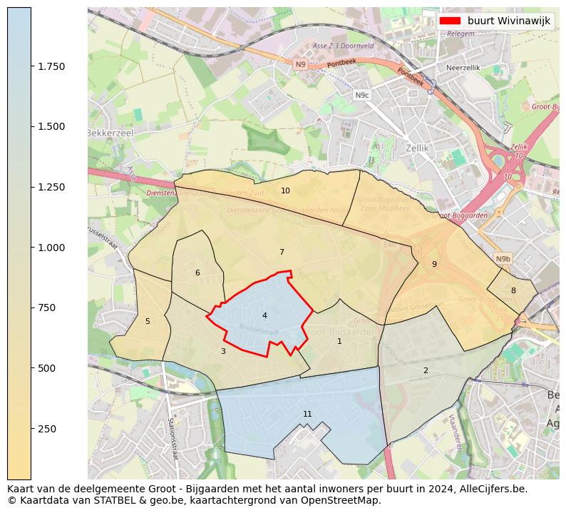 Aantal inwoners op de kaart van de buurt Wivinawijk: Op deze pagina vind je veel informatie over inwoners (zoals de verdeling naar leeftijdsgroepen, gezinssamenstelling, geslacht, autochtoon of Belgisch met een immigratie achtergrond,...), woningen (aantallen, types, prijs ontwikkeling, gebruik, type eigendom,...) en méér (autobezit, energieverbruik,...)  op basis van open data van STATBEL en diverse andere bronnen!