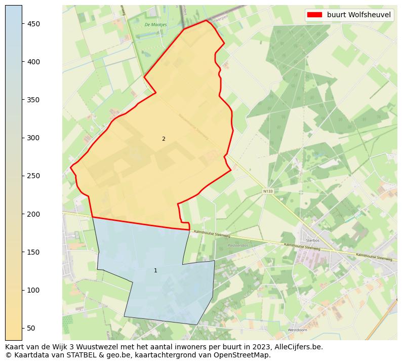 Aantal inwoners op de kaart van de buurt Wolfsheuvel: Op deze pagina vind je veel informatie over inwoners (zoals de verdeling naar leeftijdsgroepen, gezinssamenstelling, geslacht, autochtoon of Belgisch met een immigratie achtergrond,...), woningen (aantallen, types, prijs ontwikkeling, gebruik, type eigendom,...) en méér (autobezit, energieverbruik,...)  op basis van open data van STATBEL en diverse andere bronnen!