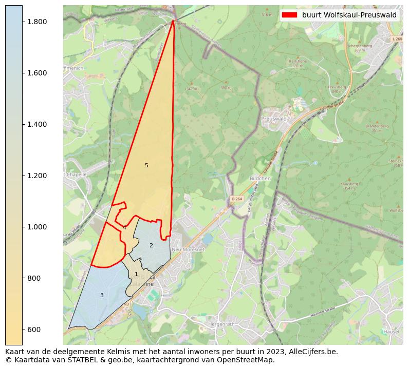 Aantal inwoners op de kaart van de buurt Wolfskaul-Preuswald: Op deze pagina vind je veel informatie over inwoners (zoals de verdeling naar leeftijdsgroepen, gezinssamenstelling, geslacht, autochtoon of Belgisch met een immigratie achtergrond,...), woningen (aantallen, types, prijs ontwikkeling, gebruik, type eigendom,...) en méér (autobezit, energieverbruik,...)  op basis van open data van STATBEL en diverse andere bronnen!