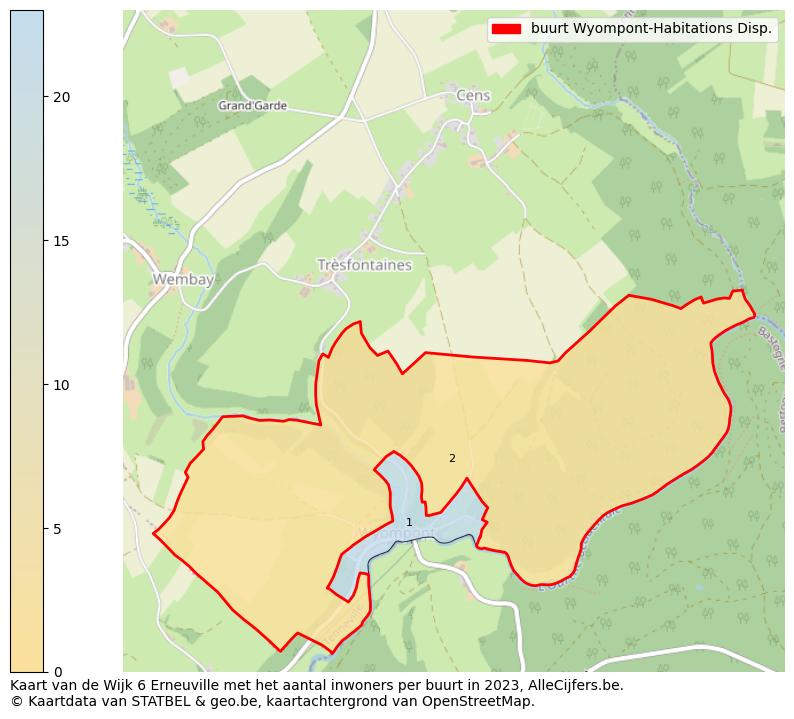 Aantal inwoners op de kaart van de buurt Wyompont-Habitations Disp.: Op deze pagina vind je veel informatie over inwoners (zoals de verdeling naar leeftijdsgroepen, gezinssamenstelling, geslacht, autochtoon of Belgisch met een immigratie achtergrond,...), woningen (aantallen, types, prijs ontwikkeling, gebruik, type eigendom,...) en méér (autobezit, energieverbruik,...)  op basis van open data van STATBEL en diverse andere bronnen!