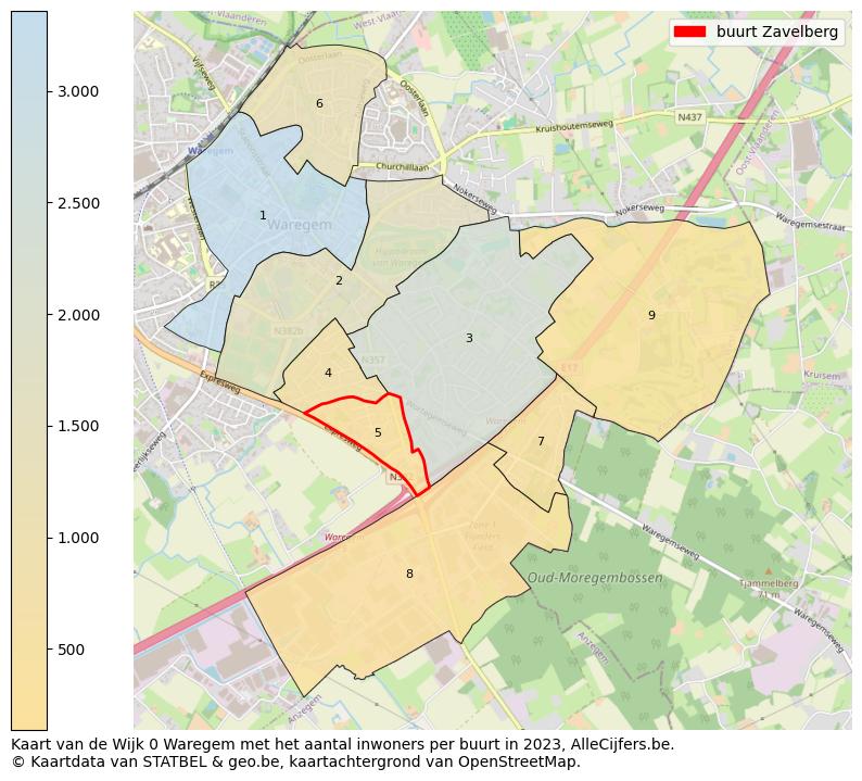 Aantal inwoners op de kaart van de buurt Zavelberg: Op deze pagina vind je veel informatie over inwoners (zoals de verdeling naar leeftijdsgroepen, gezinssamenstelling, geslacht, autochtoon of Belgisch met een immigratie achtergrond,...), woningen (aantallen, types, prijs ontwikkeling, gebruik, type eigendom,...) en méér (autobezit, energieverbruik,...)  op basis van open data van STATBEL en diverse andere bronnen!