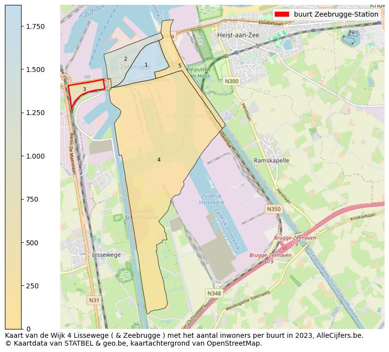 Aantal inwoners op de kaart van de buurt Zeebrugge-Station: Op deze pagina vind je veel informatie over inwoners (zoals de verdeling naar leeftijdsgroepen, gezinssamenstelling, geslacht, autochtoon of Belgisch met een immigratie achtergrond,...), woningen (aantallen, types, prijs ontwikkeling, gebruik, type eigendom,...) en méér (autobezit, energieverbruik,...)  op basis van open data van STATBEL en diverse andere bronnen!