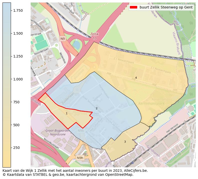 Aantal inwoners op de kaart van de buurt Zellik Steenweg op Gent: Op deze pagina vind je veel informatie over inwoners (zoals de verdeling naar leeftijdsgroepen, gezinssamenstelling, geslacht, autochtoon of Belgisch met een immigratie achtergrond,...), woningen (aantallen, types, prijs ontwikkeling, gebruik, type eigendom,...) en méér (autobezit, energieverbruik,...)  op basis van open data van STATBEL en diverse andere bronnen!