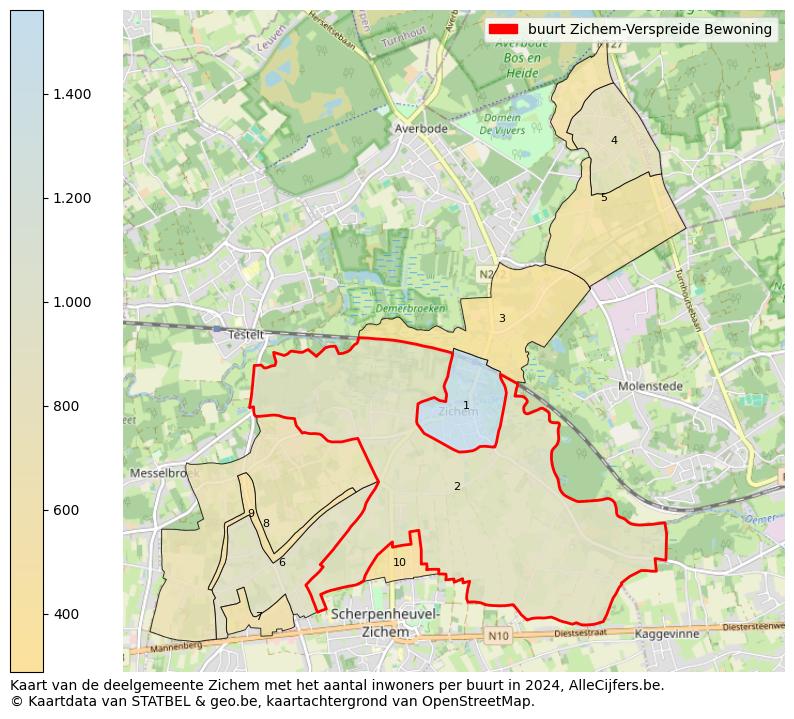 Aantal inwoners op de kaart van de buurt Zichem-Verspreide Bewoning: Op deze pagina vind je veel informatie over inwoners (zoals de verdeling naar leeftijdsgroepen, gezinssamenstelling, geslacht, autochtoon of Belgisch met een immigratie achtergrond,...), woningen (aantallen, types, prijs ontwikkeling, gebruik, type eigendom,...) en méér (autobezit, energieverbruik,...)  op basis van open data van STATBEL en diverse andere bronnen!