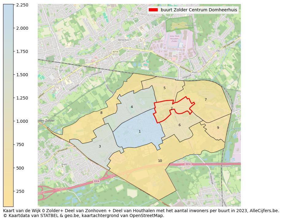 Aantal inwoners op de kaart van de buurt Zolder Centrum Domheerhuis: Op deze pagina vind je veel informatie over inwoners (zoals de verdeling naar leeftijdsgroepen, gezinssamenstelling, geslacht, autochtoon of Belgisch met een immigratie achtergrond,...), woningen (aantallen, types, prijs ontwikkeling, gebruik, type eigendom,...) en méér (autobezit, energieverbruik,...)  op basis van open data van STATBEL en diverse andere bronnen!