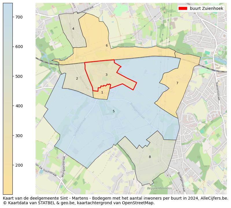 Aantal inwoners op de kaart van de buurt Zuienhoek: Op deze pagina vind je veel informatie over inwoners (zoals de verdeling naar leeftijdsgroepen, gezinssamenstelling, geslacht, autochtoon of Belgisch met een immigratie achtergrond,...), woningen (aantallen, types, prijs ontwikkeling, gebruik, type eigendom,...) en méér (autobezit, energieverbruik,...)  op basis van open data van STATBEL en diverse andere bronnen!