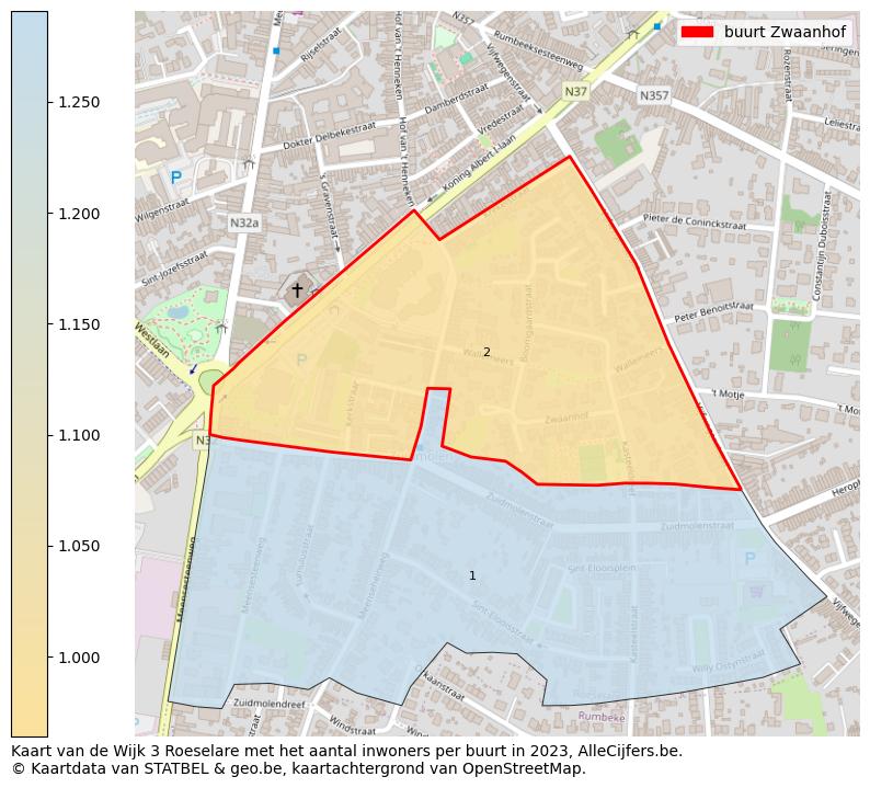 Aantal inwoners op de kaart van de buurt Zwaanhof: Op deze pagina vind je veel informatie over inwoners (zoals de verdeling naar leeftijdsgroepen, gezinssamenstelling, geslacht, autochtoon of Belgisch met een immigratie achtergrond,...), woningen (aantallen, types, prijs ontwikkeling, gebruik, type eigendom,...) en méér (autobezit, energieverbruik,...)  op basis van open data van STATBEL en diverse andere bronnen!