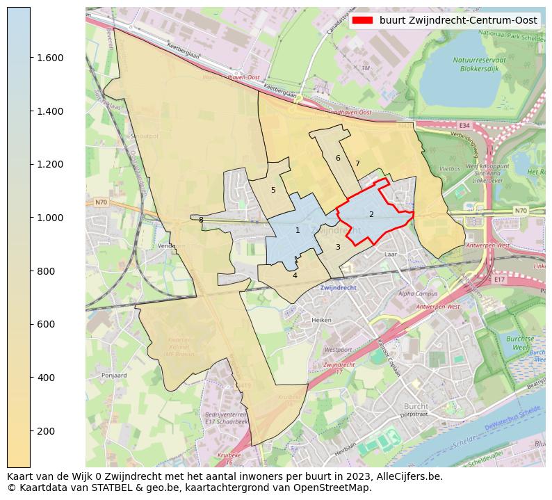 Aantal inwoners op de kaart van de buurt Zwijndrecht-Centrum-Oost: Op deze pagina vind je veel informatie over inwoners (zoals de verdeling naar leeftijdsgroepen, gezinssamenstelling, geslacht, autochtoon of Belgisch met een immigratie achtergrond,...), woningen (aantallen, types, prijs ontwikkeling, gebruik, type eigendom,...) en méér (autobezit, energieverbruik,...)  op basis van open data van STATBEL en diverse andere bronnen!