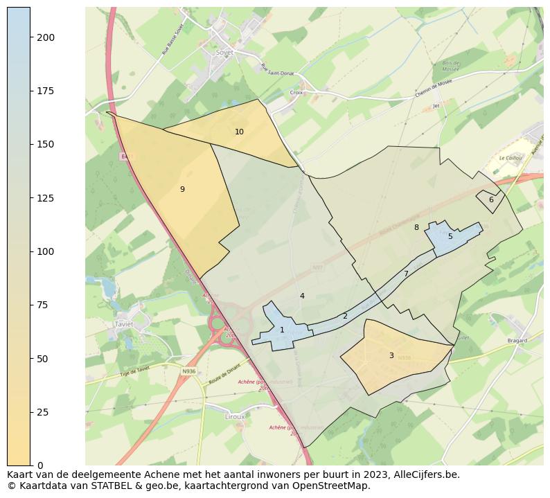 Aantal inwoners op de kaart van de deelgemeente Achene: Op deze pagina vind je veel informatie over inwoners (zoals de verdeling naar leeftijdsgroepen, gezinssamenstelling, geslacht, autochtoon of Belgisch met een immigratie achtergrond,...), woningen (aantallen, types, prijs ontwikkeling, gebruik, type eigendom,...) en méér (autobezit, energieverbruik,...)  op basis van open data van STATBEL en diverse andere bronnen!