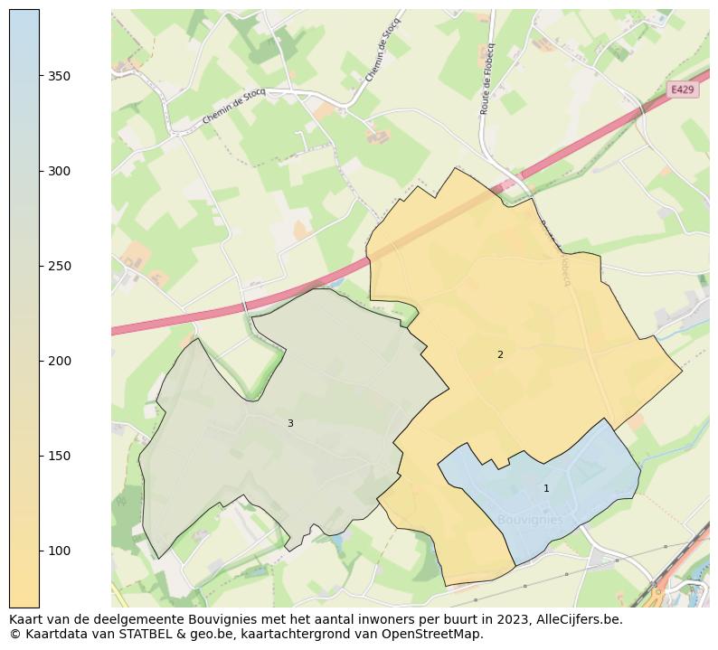 Aantal inwoners op de kaart van de deelgemeente Bouvignies: Op deze pagina vind je veel informatie over inwoners (zoals de verdeling naar leeftijdsgroepen, gezinssamenstelling, geslacht, autochtoon of Belgisch met een immigratie achtergrond,...), woningen (aantallen, types, prijs ontwikkeling, gebruik, type eigendom,...) en méér (autobezit, energieverbruik,...)  op basis van open data van STATBEL en diverse andere bronnen!