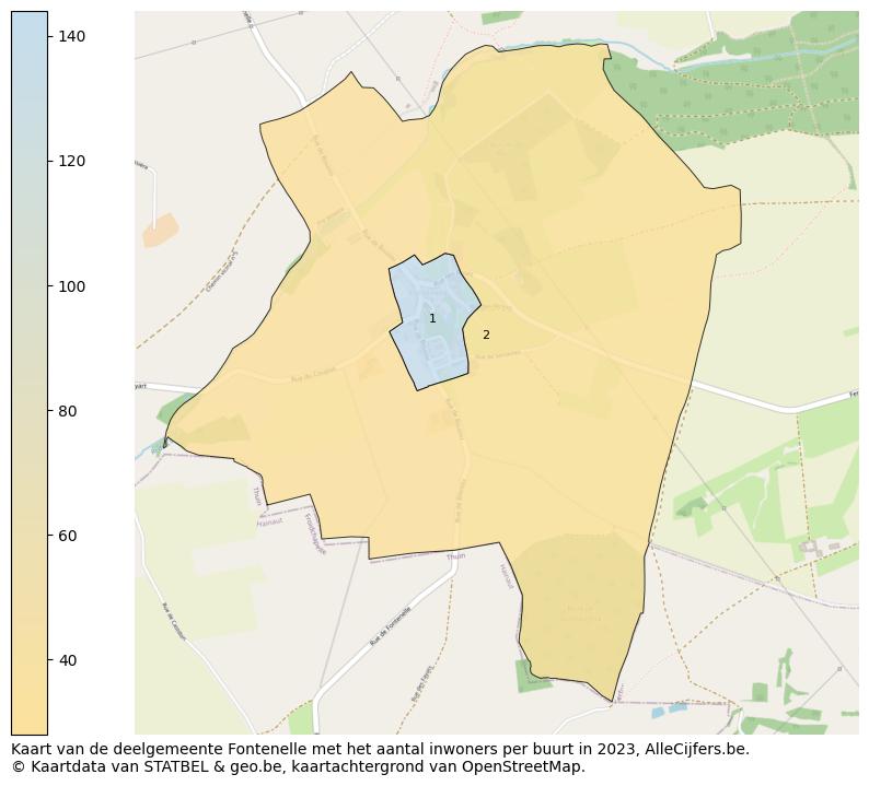 Aantal inwoners op de kaart van de deelgemeente Fontenelle: Op deze pagina vind je veel informatie over inwoners (zoals de verdeling naar leeftijdsgroepen, gezinssamenstelling, geslacht, autochtoon of Belgisch met een immigratie achtergrond,...), woningen (aantallen, types, prijs ontwikkeling, gebruik, type eigendom,...) en méér (autobezit, energieverbruik,...)  op basis van open data van STATBEL en diverse andere bronnen!