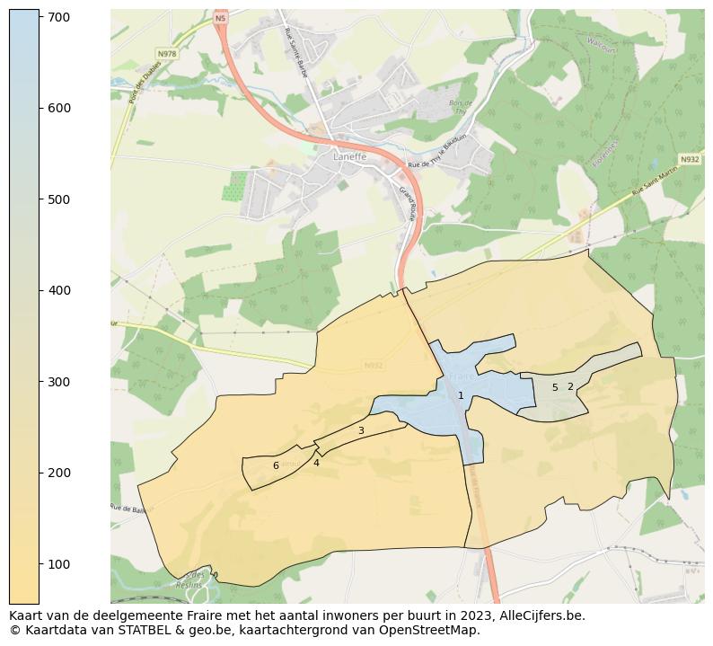 Aantal inwoners op de kaart van de deelgemeente Fraire: Op deze pagina vind je veel informatie over inwoners (zoals de verdeling naar leeftijdsgroepen, gezinssamenstelling, geslacht, autochtoon of Belgisch met een immigratie achtergrond,...), woningen (aantallen, types, prijs ontwikkeling, gebruik, type eigendom,...) en méér (autobezit, energieverbruik,...)  op basis van open data van STATBEL en diverse andere bronnen!