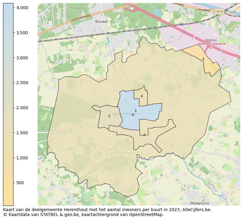 Aantal inwoners op de kaart van de deelgemeente Herenthout: Op deze pagina vind je veel informatie over inwoners (zoals de verdeling naar leeftijdsgroepen, gezinssamenstelling, geslacht, autochtoon of Belgisch met een immigratie achtergrond,...), woningen (aantallen, types, prijs ontwikkeling, gebruik, type eigendom,...) en méér (autobezit, energieverbruik,...)  op basis van open data van STATBEL en diverse andere bronnen!