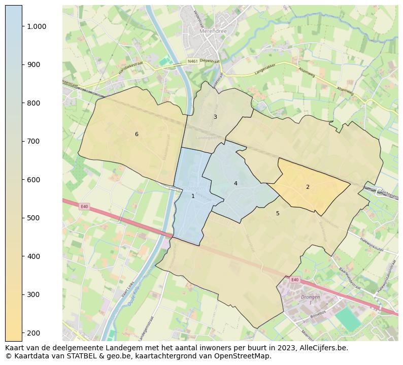 Aantal inwoners op de kaart van de deelgemeente Landegem: Op deze pagina vind je veel informatie over inwoners (zoals de verdeling naar leeftijdsgroepen, gezinssamenstelling, geslacht, autochtoon of Belgisch met een immigratie achtergrond,...), woningen (aantallen, types, prijs ontwikkeling, gebruik, type eigendom,...) en méér (autobezit, energieverbruik,...)  op basis van open data van STATBEL en diverse andere bronnen!