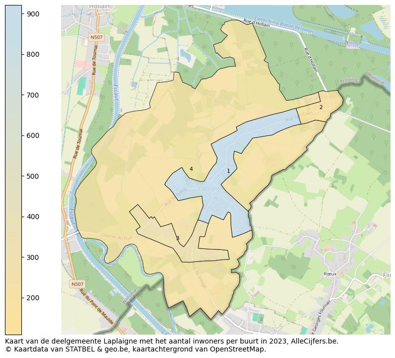 Aantal inwoners op de kaart van de deelgemeente Laplaigne: Op deze pagina vind je veel informatie over inwoners (zoals de verdeling naar leeftijdsgroepen, gezinssamenstelling, geslacht, autochtoon of Belgisch met een immigratie achtergrond,...), woningen (aantallen, types, prijs ontwikkeling, gebruik, type eigendom,...) en méér (autobezit, energieverbruik,...)  op basis van open data van STATBEL en diverse andere bronnen!