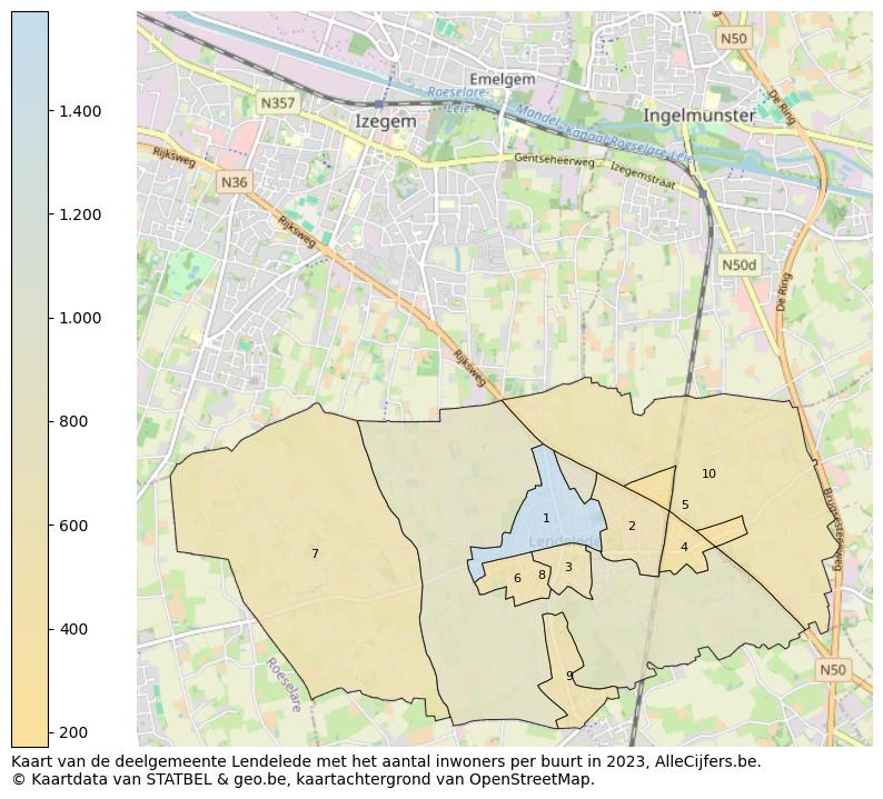 Aantal inwoners op de kaart van de deelgemeente Lendelede: Op deze pagina vind je veel informatie over inwoners (zoals de verdeling naar leeftijdsgroepen, gezinssamenstelling, geslacht, autochtoon of Belgisch met een immigratie achtergrond,...), woningen (aantallen, types, prijs ontwikkeling, gebruik, type eigendom,...) en méér (autobezit, energieverbruik,...)  op basis van open data van STATBEL en diverse andere bronnen!