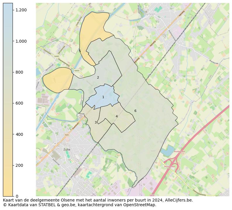 Aantal inwoners op de kaart van de deelgemeente Olsene: Op deze pagina vind je veel informatie over inwoners (zoals de verdeling naar leeftijdsgroepen, gezinssamenstelling, geslacht, autochtoon of Belgisch met een immigratie achtergrond,...), woningen (aantallen, types, prijs ontwikkeling, gebruik, type eigendom,...) en méér (autobezit, energieverbruik,...)  op basis van open data van STATBEL en diverse andere bronnen!