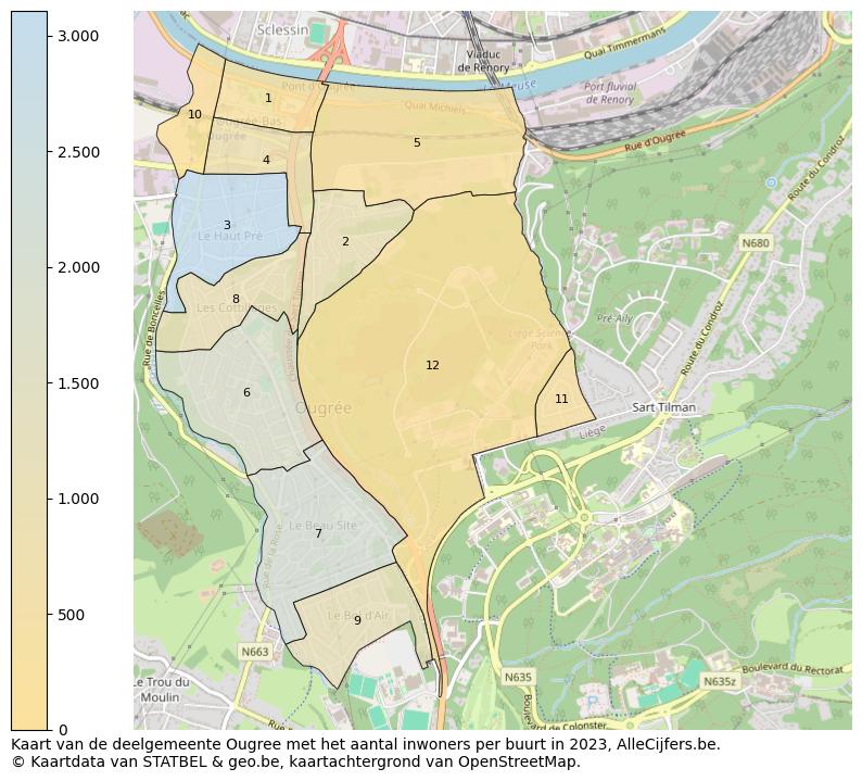 Aantal inwoners op de kaart van de deelgemeente Ougree: Op deze pagina vind je veel informatie over inwoners (zoals de verdeling naar leeftijdsgroepen, gezinssamenstelling, geslacht, autochtoon of Belgisch met een immigratie achtergrond,...), woningen (aantallen, types, prijs ontwikkeling, gebruik, type eigendom,...) en méér (autobezit, energieverbruik,...)  op basis van open data van STATBEL en diverse andere bronnen!