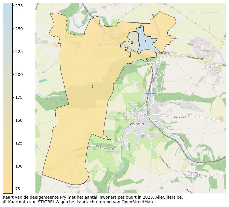 Aantal inwoners op de kaart van de deelgemeente Pry: Op deze pagina vind je veel informatie over inwoners (zoals de verdeling naar leeftijdsgroepen, gezinssamenstelling, geslacht, autochtoon of Belgisch met een immigratie achtergrond,...), woningen (aantallen, types, prijs ontwikkeling, gebruik, type eigendom,...) en méér (autobezit, energieverbruik,...)  op basis van open data van STATBEL en diverse andere bronnen!