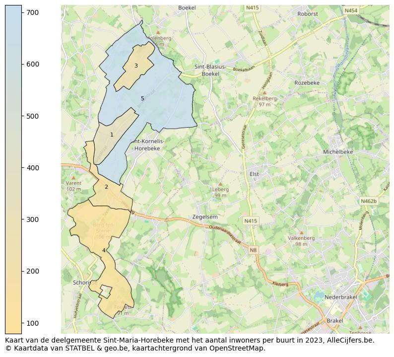 Aantal inwoners op de kaart van de deelgemeente Sint-Maria-Horebeke: Op deze pagina vind je veel informatie over inwoners (zoals de verdeling naar leeftijdsgroepen, gezinssamenstelling, geslacht, autochtoon of Belgisch met een immigratie achtergrond,...), woningen (aantallen, types, prijs ontwikkeling, gebruik, type eigendom,...) en méér (autobezit, energieverbruik,...)  op basis van open data van STATBEL en diverse andere bronnen!