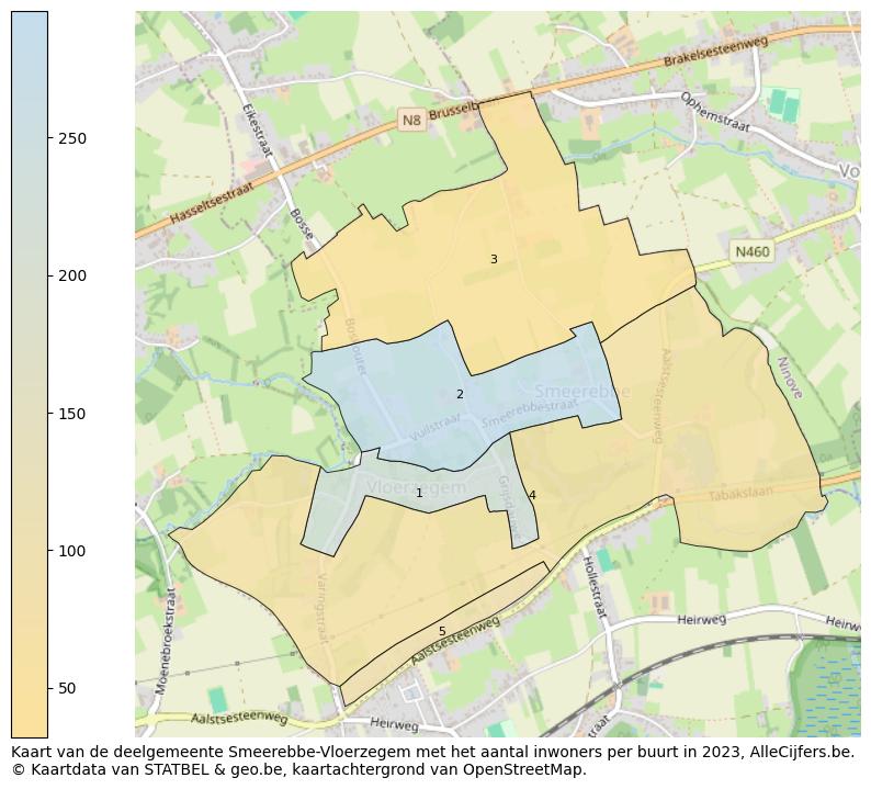 Aantal inwoners op de kaart van de deelgemeente Smeerebbe-Vloerzegem: Op deze pagina vind je veel informatie over inwoners (zoals de verdeling naar leeftijdsgroepen, gezinssamenstelling, geslacht, autochtoon of Belgisch met een immigratie achtergrond,...), woningen (aantallen, types, prijs ontwikkeling, gebruik, type eigendom,...) en méér (autobezit, energieverbruik,...)  op basis van open data van STATBEL en diverse andere bronnen!