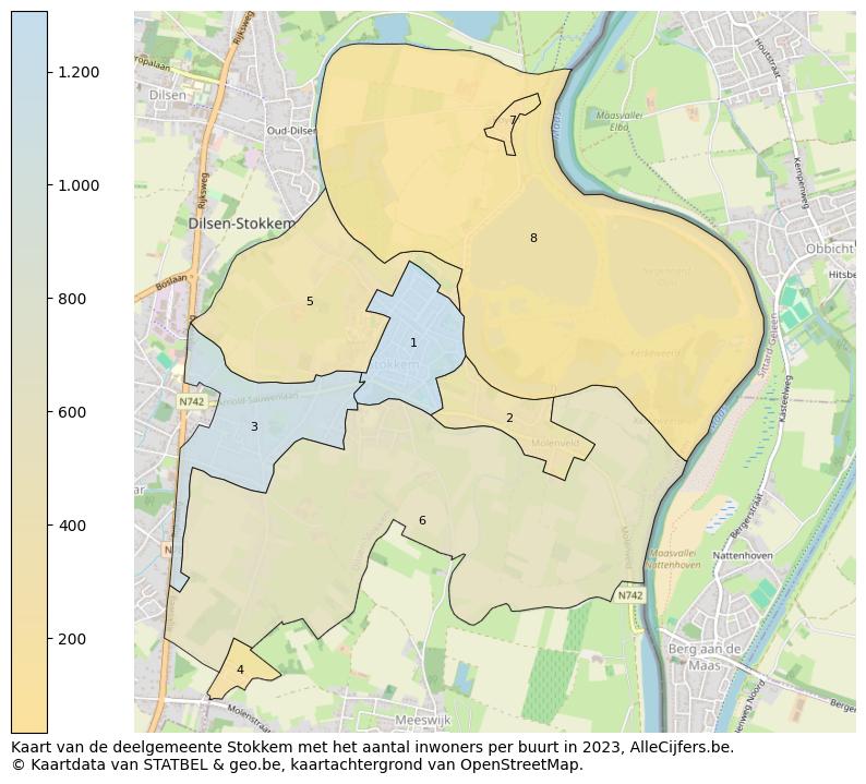 Aantal inwoners op de kaart van de deelgemeente Stokkem: Op deze pagina vind je veel informatie over inwoners (zoals de verdeling naar leeftijdsgroepen, gezinssamenstelling, geslacht, autochtoon of Belgisch met een immigratie achtergrond,...), woningen (aantallen, types, prijs ontwikkeling, gebruik, type eigendom,...) en méér (autobezit, energieverbruik,...)  op basis van open data van STATBEL en diverse andere bronnen!